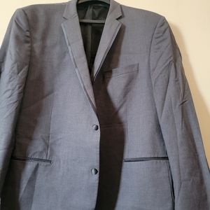 Vera Wang Black By Vera WNg Gray Slim Fit Suit